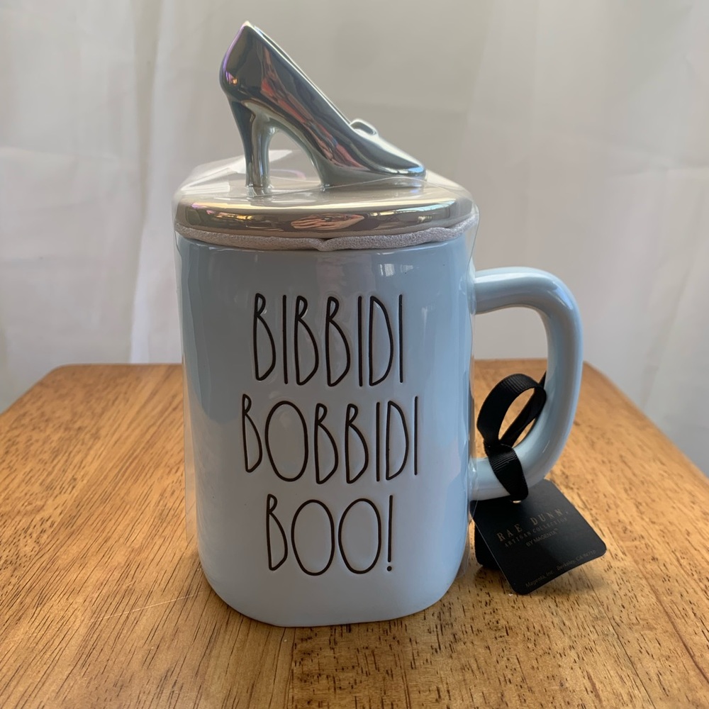 Rae Dunn Cinderella Mug with Topper